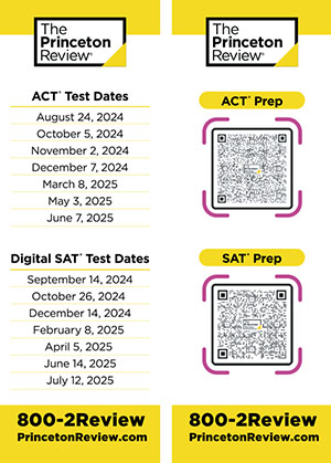 2024-2025 National SAT and ACT Test Dates Bookmark Thumbnail